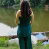Aphrodite Goddess Pant in FOREST GREEN, Size SMALL