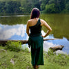 Aphrodite Goddess Pant in FOREST GREEN, Size SMALL
