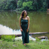 Aphrodite Goddess Pant in FOREST GREEN, Size SMALL