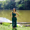 Aphrodite Goddess Pant in FOREST GREEN, Size SMALL