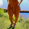 Artemis Harem Pocket Pant in TERRA COTTA, Size MEDIUM