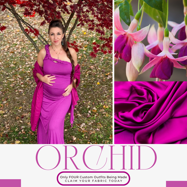 RESERVE: Limited Edition Fall 2025 Fabric- ORCHID (Only 4 Outfits Made)