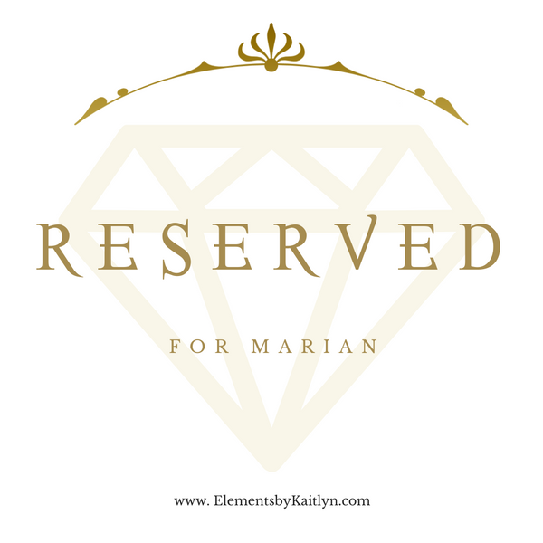 RESERVED: Citrine Earrings for Marian